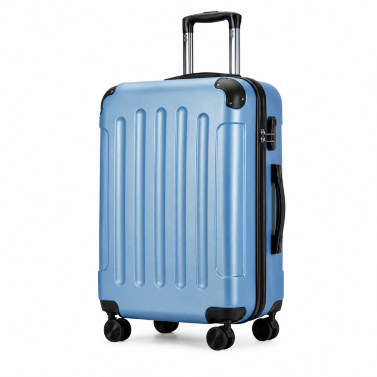 BONTOUR VERTICAL 4 Kerekes Közepes Bőrönd 68x45x25cm Iceblue