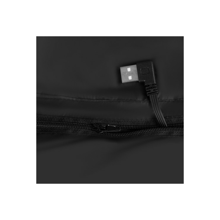 Fűthető mellény USB fekete M-es méret