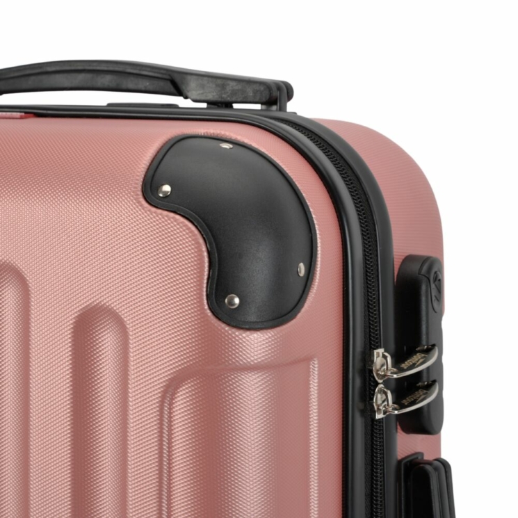 BONTOUR VERTICAL 4 Kerekes Bőrönd Szett Rosegold