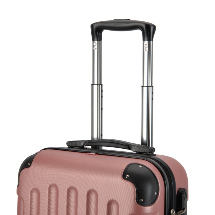 BONTOUR VERTICAL 4 Kerekes Kabin Bőrönd 55x40x20cm Rosegold