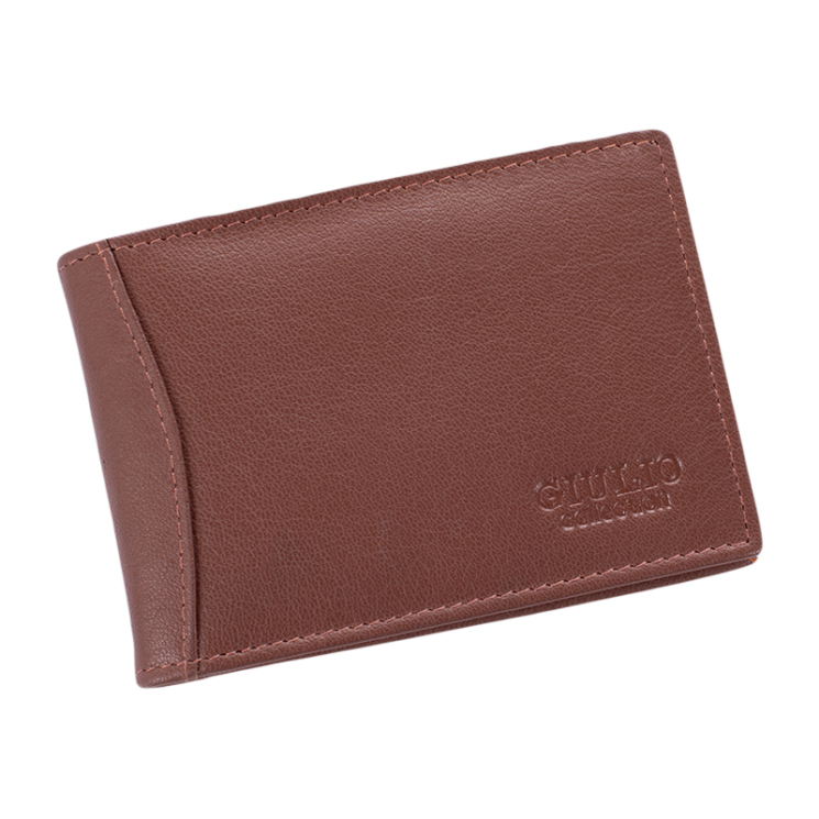 GIULIO COLLECTION valódi bőr kártyatartó RFID rendszerrel