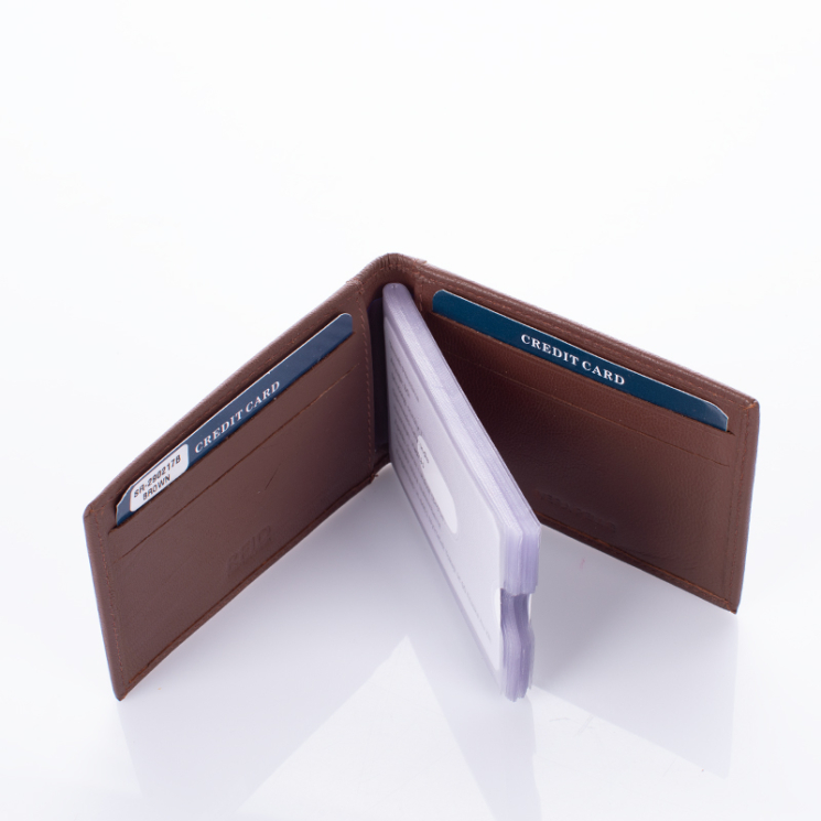 GIULIO COLLECTION valódi bőr kártyatartó RFID rendszerrel