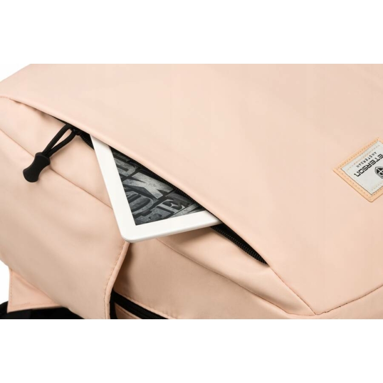 Laptoptartós városi hátizsák Bézs színben
