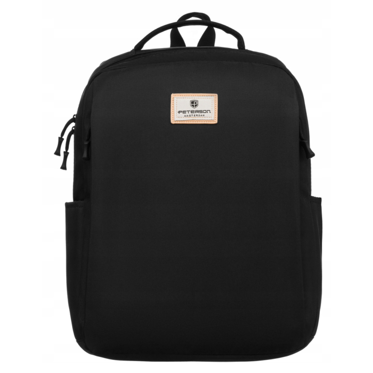 Laptoptartós városi hátizsák Fekete színben
