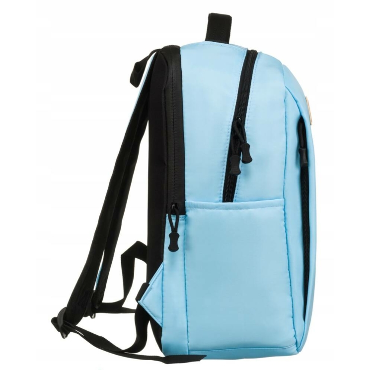 Laptoptartós városi hátizsák Világoskék színben