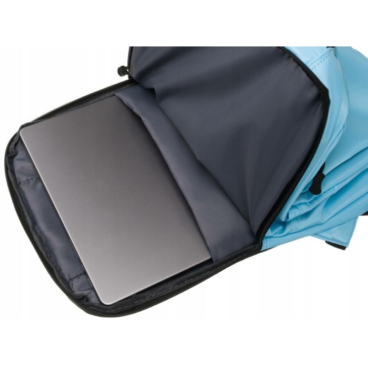 Laptoptartós városi hátizsák Világoskék színben