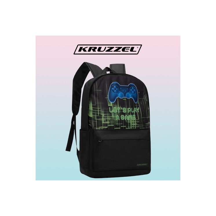 Laptoptartós gamer hátizsák iskolatáska ajándék tornazsákkal