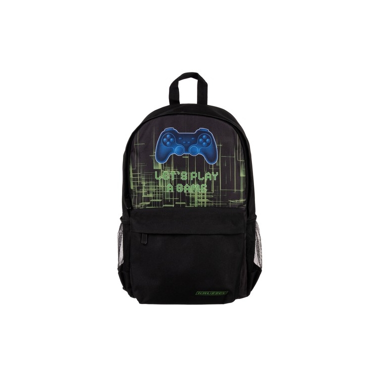 Laptoptartós gamer hátizsák iskolatáska ajándék tornazsákkal