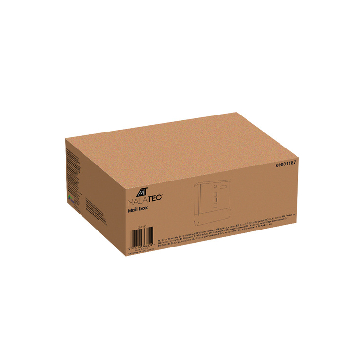 Nagyméretű postaláda- Eüst, A4-es formátumokhoz