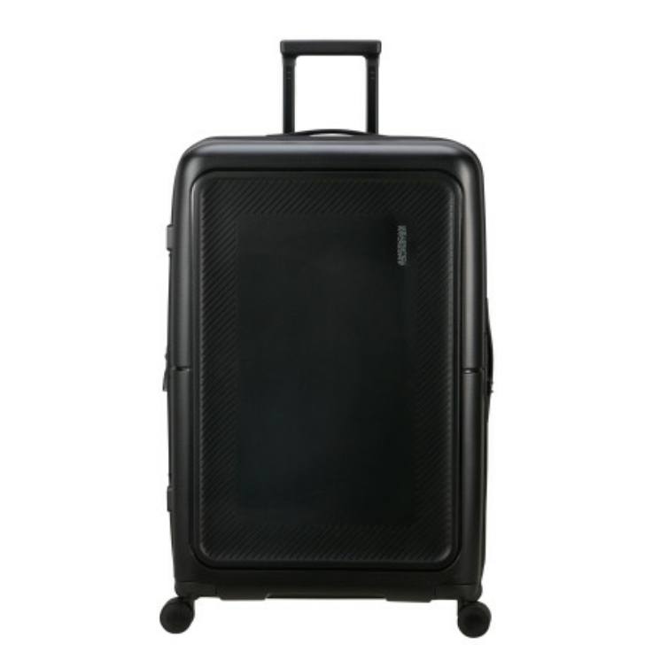AMERICAN TOURISTER DASHPOP SPINNER 77/28 EXP TSA TRUE BLACK