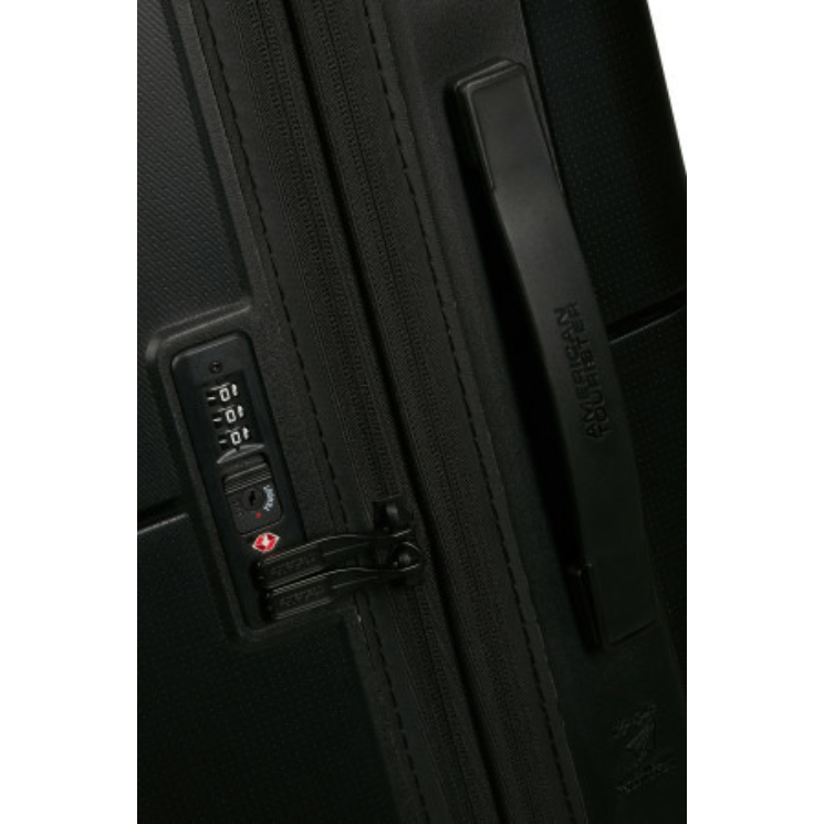 AMERICAN TOURISTER DASHPOP SPINNER 77/28 EXP TSA TRUE BLACK