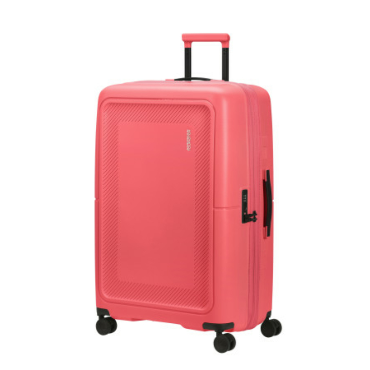 AMERICAN TOURISTER DASHPOP SPINNER 77/28 EXP TSA SUGAR PINK