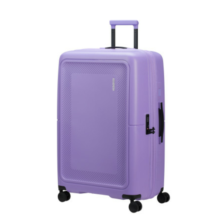 AMERICAN TOURISTER DASHPOP SPINNER 77/28 EXP TSA VIOLET PURPLE
