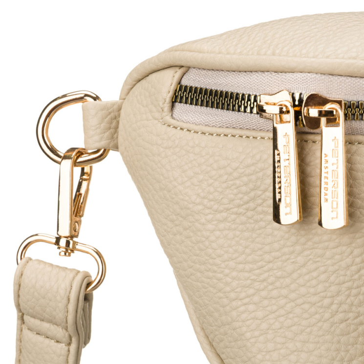 Peterson Crossbody női oldaltáska bézs színben