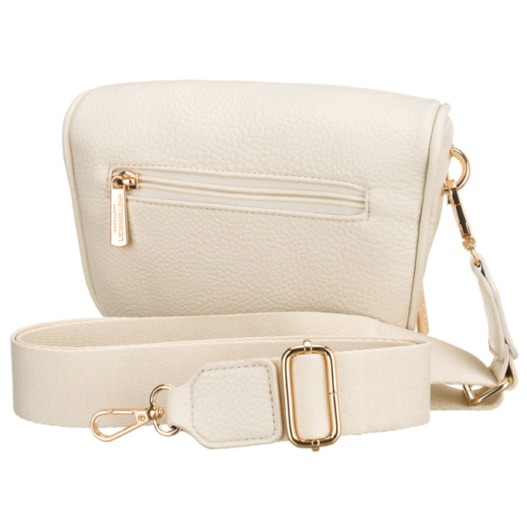 Peterson Crossbody női oldaltáska világos bézs színben