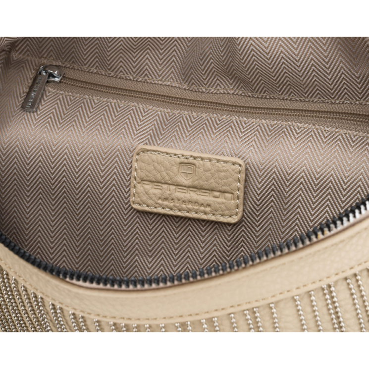 Peterson Crossbody női oldaltáska bézs színben
