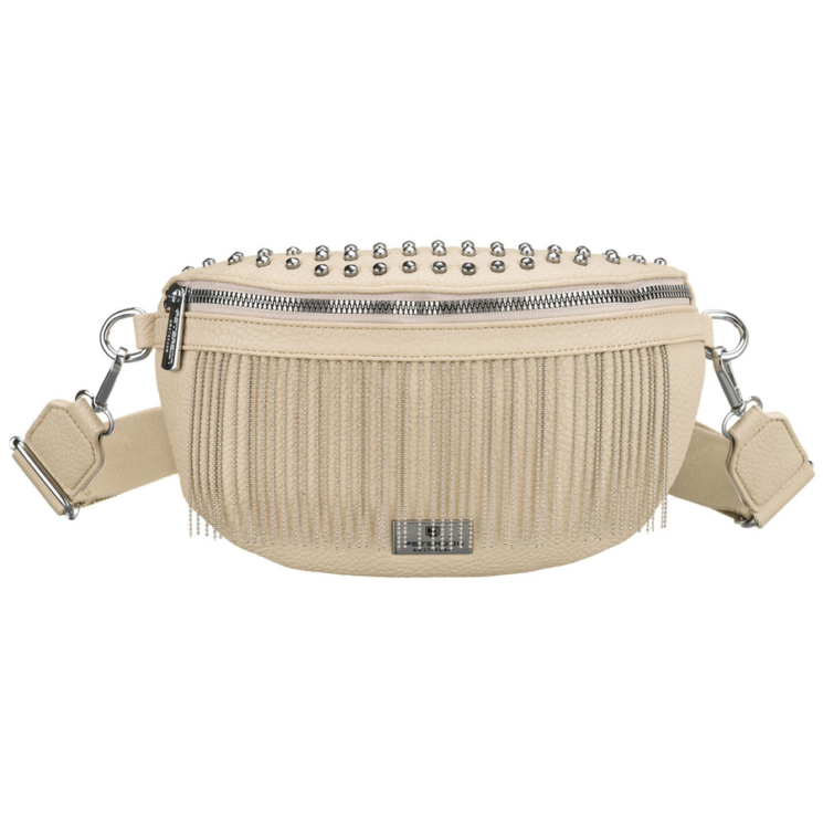 Peterson Crossbody női oldaltáska bézs színben