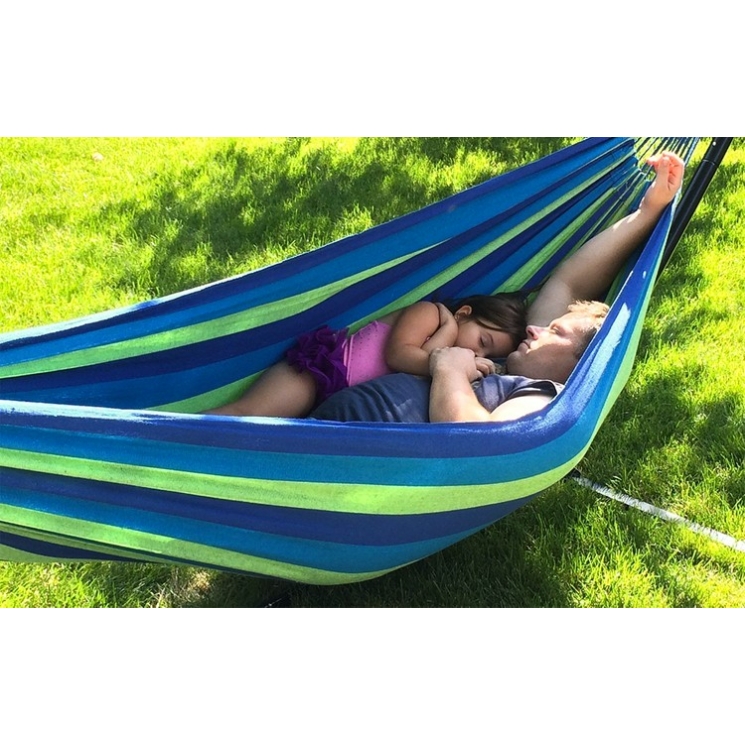 Függőágy rúd nélkül tarka 150 kg 240 x 150