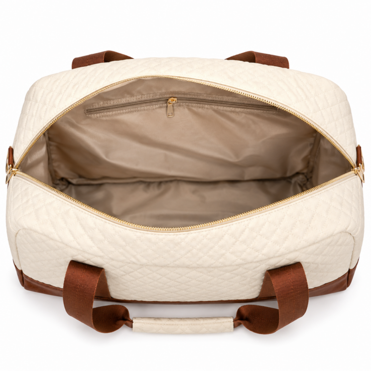SYBW Steppelt Sporttáska / Utazótáska 40×25×20 cm – Beige Brown