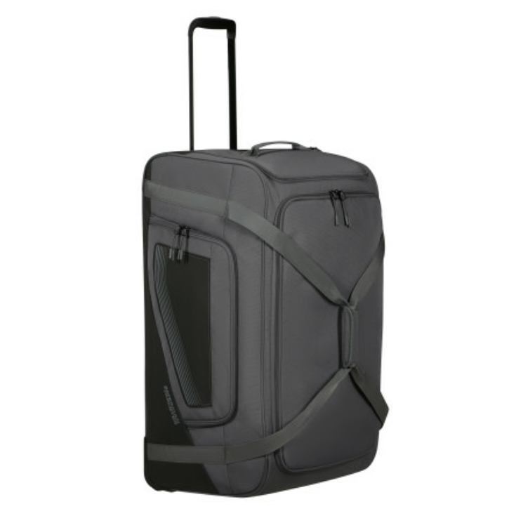 American Tourister CITY RACER DUFFLE/WH L BLACK Gurulós Sporttáska/Utazótáska
