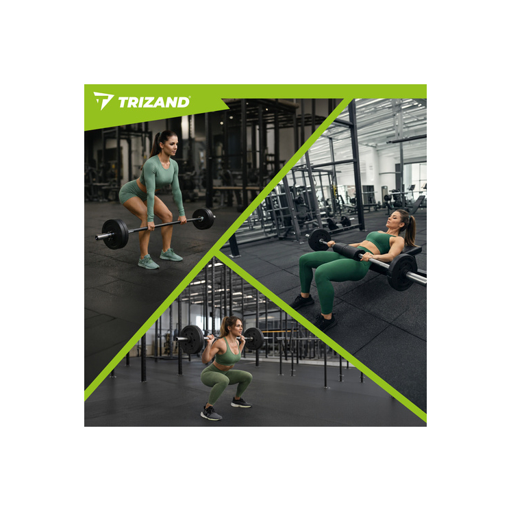 Súly 5 kg Trizand 4 darabos bitumenes súlyzólap készlet súlyzókhoz és rudakhoz