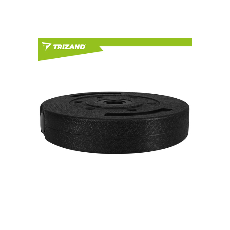 Súly 5 kg Trizand 4 darabos bitumenes súlyzólap készlet súlyzókhoz és rudakhoz