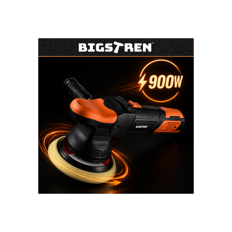 900 W-os Bigstretch kettős működésű autópolírozó, DA 125/150 mm sebességszabályozással