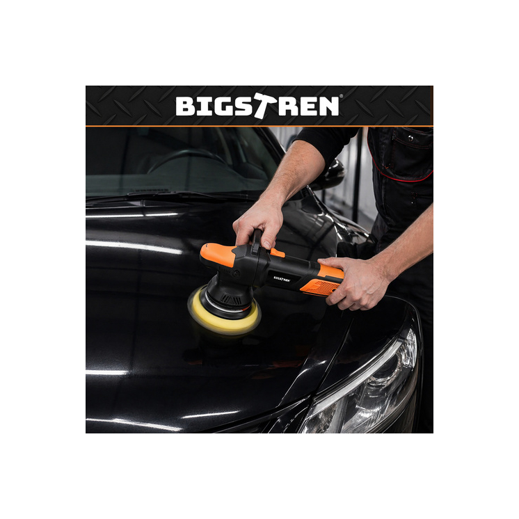 900 W-os Bigstretch kettős működésű autópolírozó, DA 125/150 mm sebességszabályozással