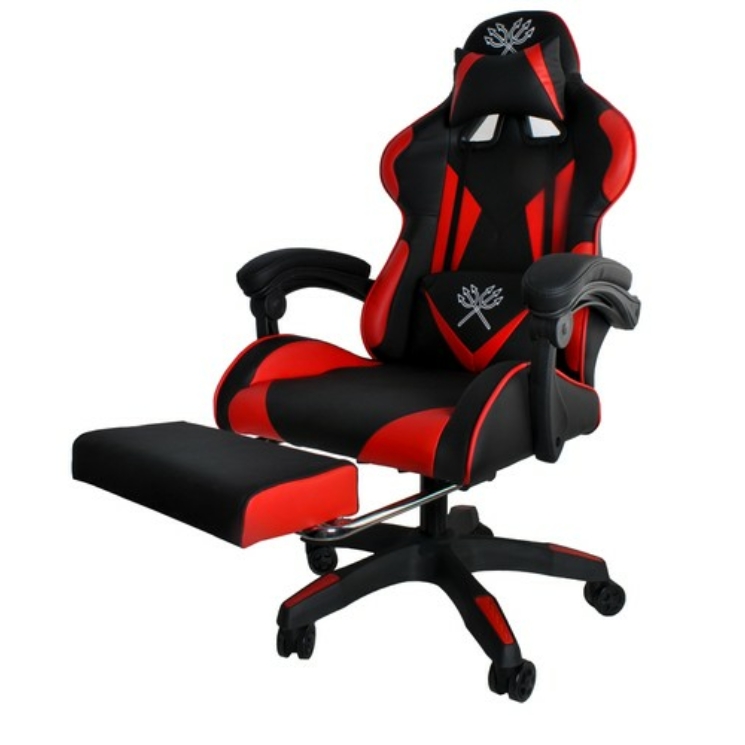 Kényelmes Gamer szék lábtartóval és derékpárnával Kedvező áron