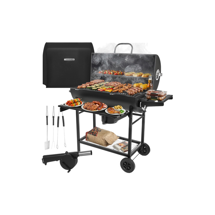 Kerti grillsütő 108x67x96cm
