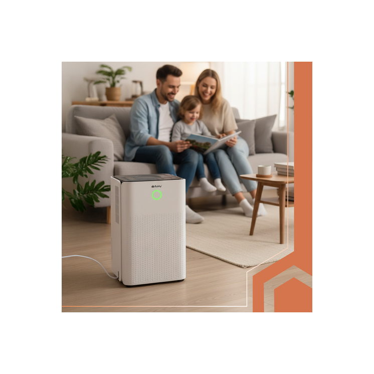 Nagy teljesítményű páramentesítő 12L/24h, időzítő, WiFi vezérléssel