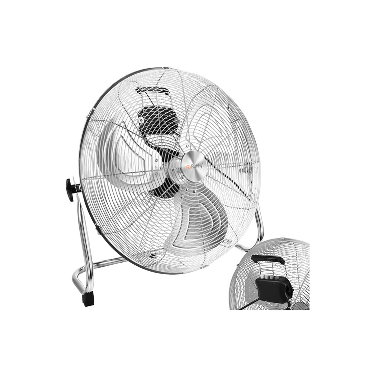 Padlóventilátor 50 cm Ruhhy 130W fém nagy teljesítményű 3 sebességfokozat