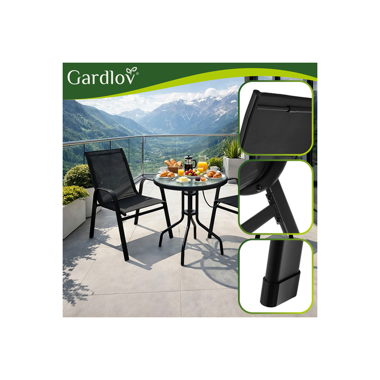 GARDLOV  Kerti szék szett - 2 darab