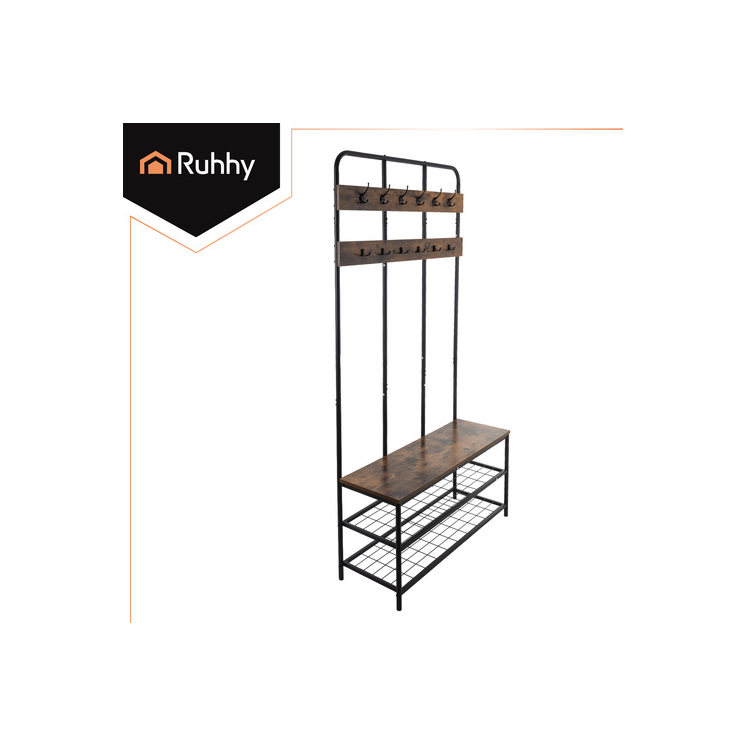Álló cipőspolc akasztóval 182cm Ruhhy 27036