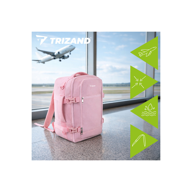 Vízálló 3-funkciós kézipoggyász hátizsák / válltáska – Wizz Air és Ryanair kompatibilis 40x30x20 cm