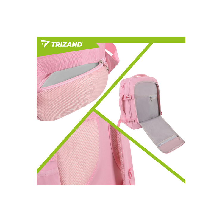 Vízálló 3-funkciós kézipoggyász hátizsák / válltáska – Wizz Air és Ryanair kompatibilis 40x30x20 cm