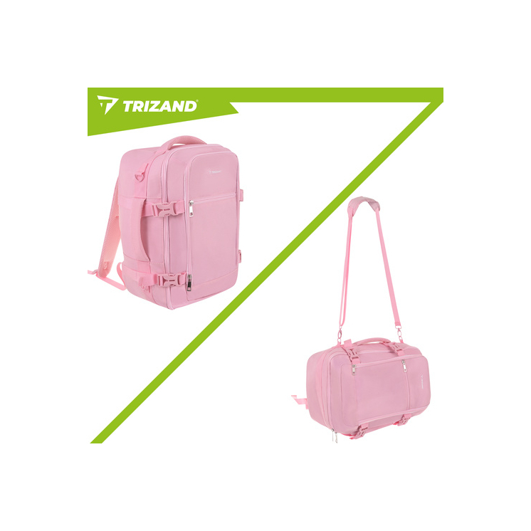 Vízálló 3-funkciós kézipoggyász hátizsák / válltáska – Wizz Air és Ryanair kompatibilis 40x30x20 cm