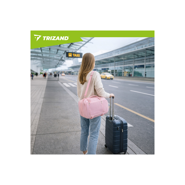 Vízálló 3-funkciós kézipoggyász hátizsák / válltáska – Wizz Air és Ryanair kompatibilis 40x30x20 cm