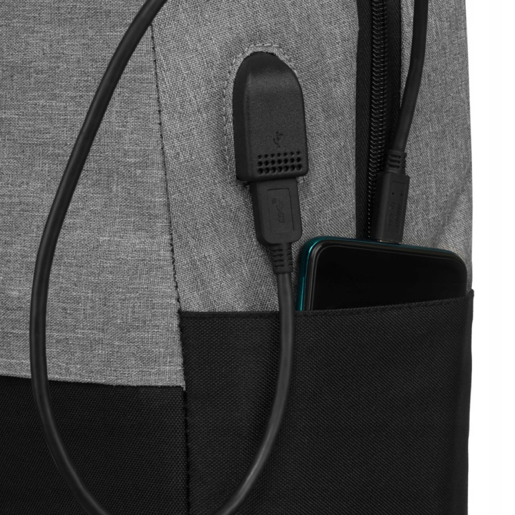 Nagy,férfi laptoptartós hátizsák USB csatlakoztatóval Kedvezményes áron