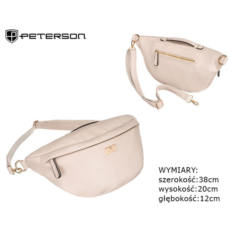 PETERSON PTN NER-ALE-3 L.Bézs színű öko bőr zacskó