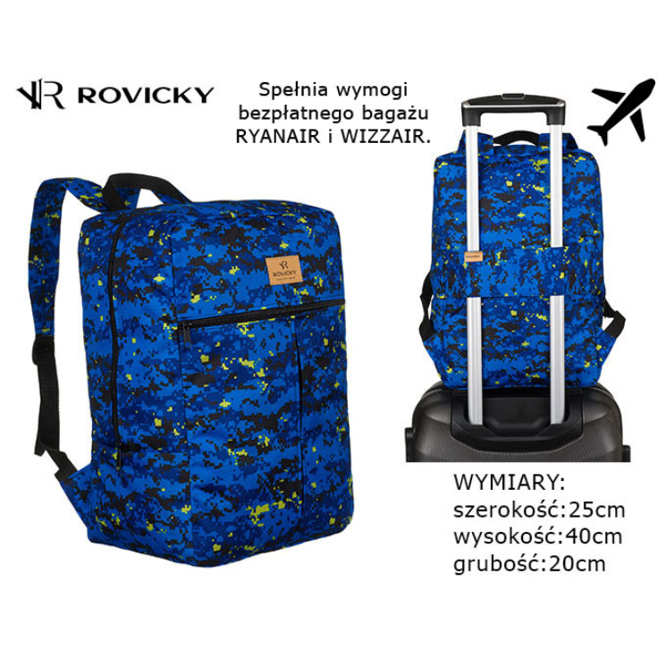 ROVICKY R-PLEC-08 poliészter hátizsák