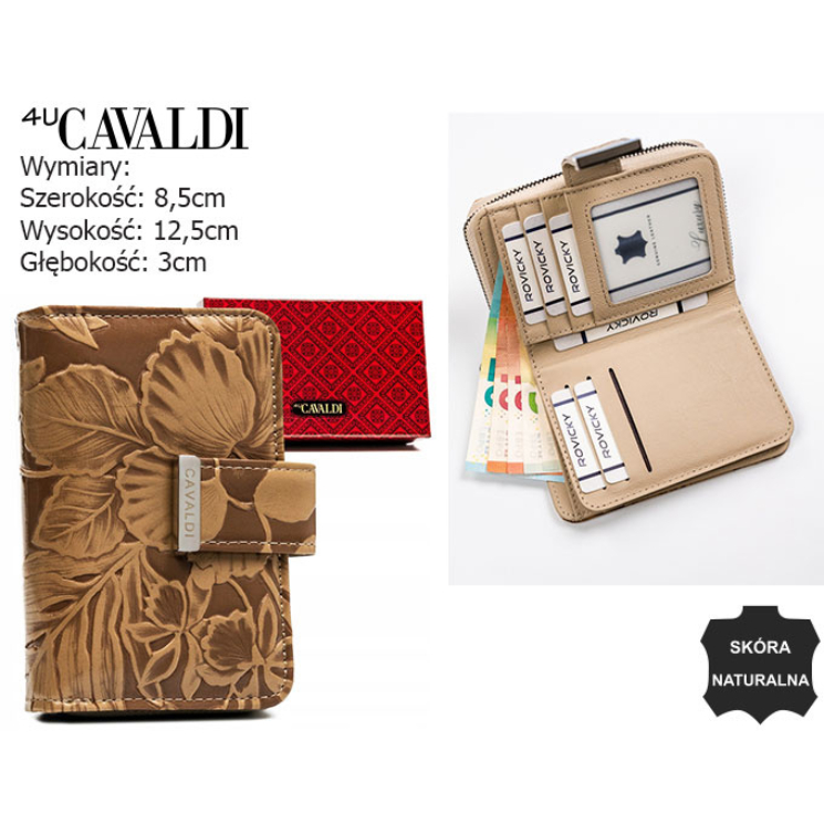 Női pénztárca bőr+PU PX31-DSF Camel