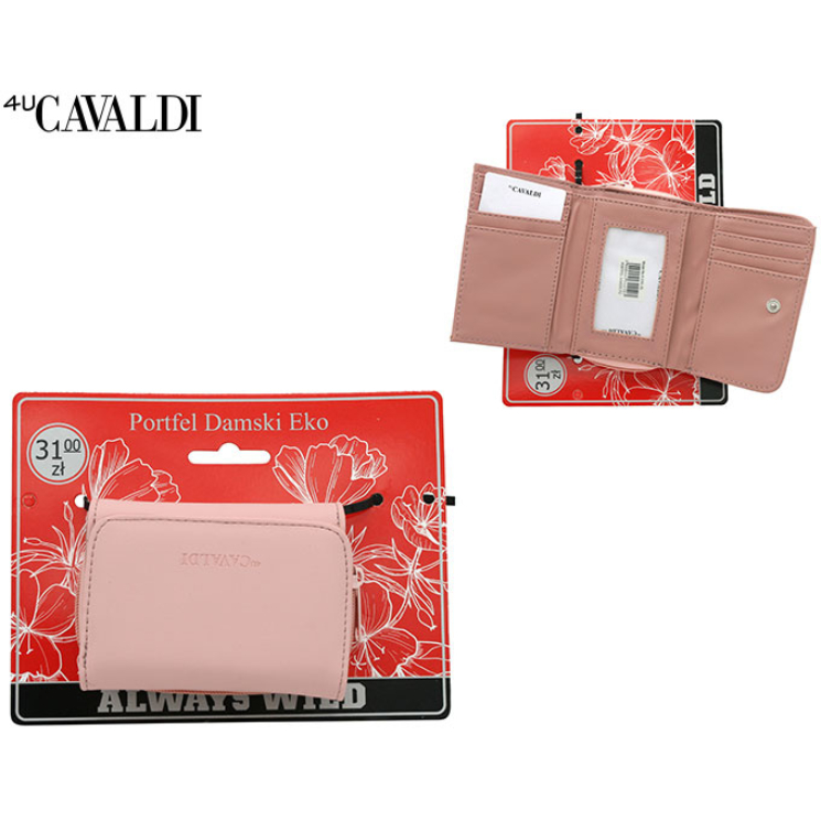Női PU pénztárca K-206L-BL Pink
