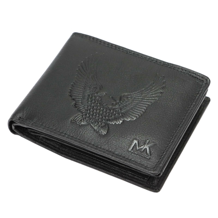 Money Kepper Valódi bőr motoros Pénztárca RFID rendszerrel