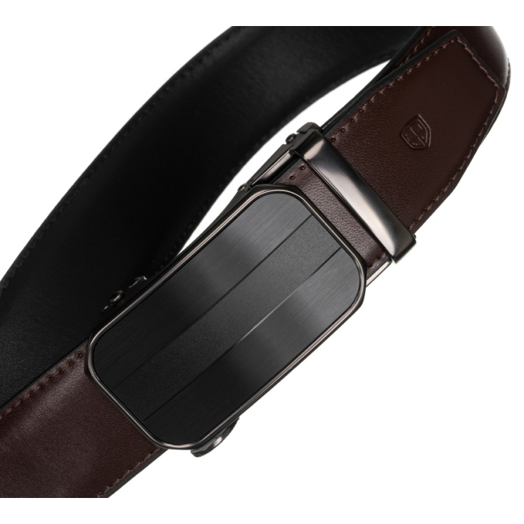 PU+bőr 35 mm-es öv PTN AB35-03-PUL BROWN