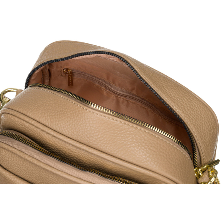 Komplet torebka + saszetka PU R-KP-17-A19 D.Beige
