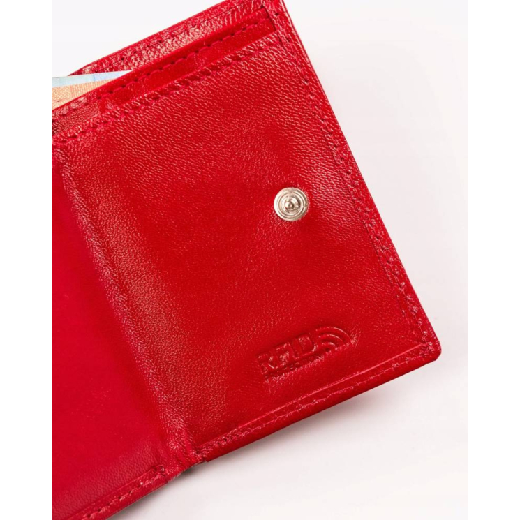 PETERSON PTN RFID bőr pénztárca RD-SWZX-86-GCL piros