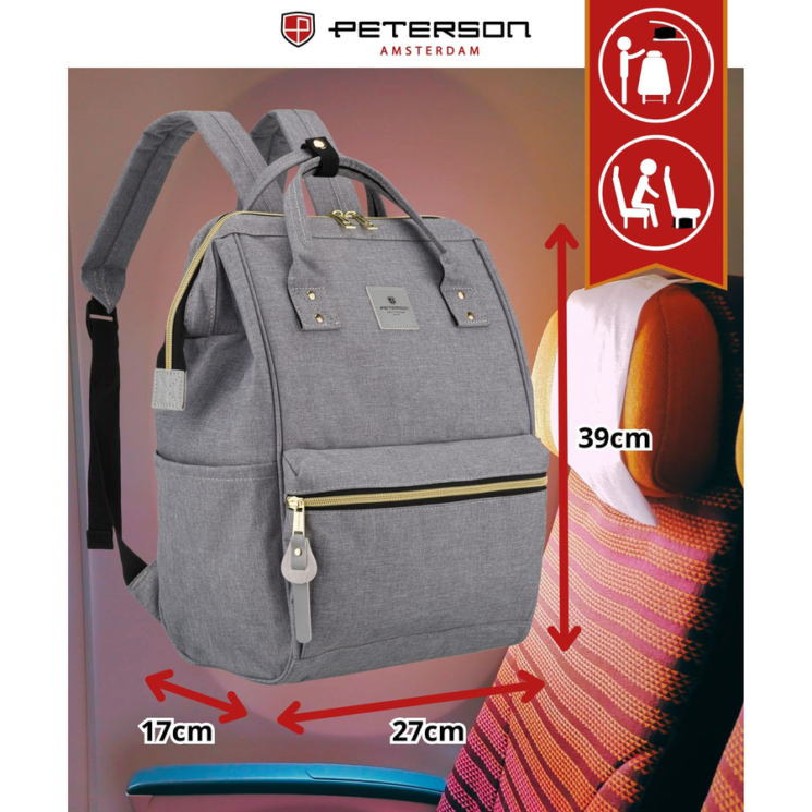 Hátizsák PTN ALFA szürke