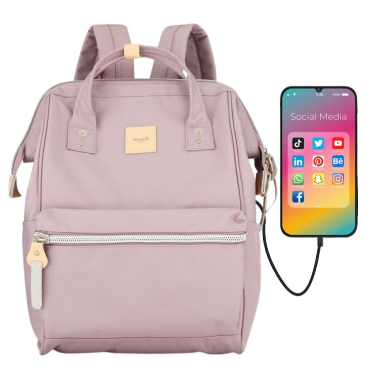 Himawari női hátizsák laptopzsebbel és USB-porttal 1881-07(1)