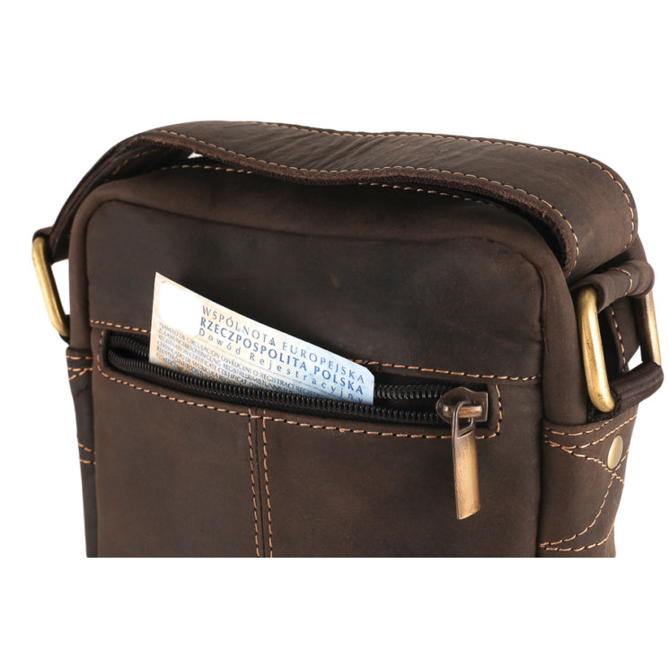Férfi bőrtáska ALWAYS WILD 250840-MH Brown